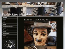 Tablet Screenshot of barber-shop-muenchen.de